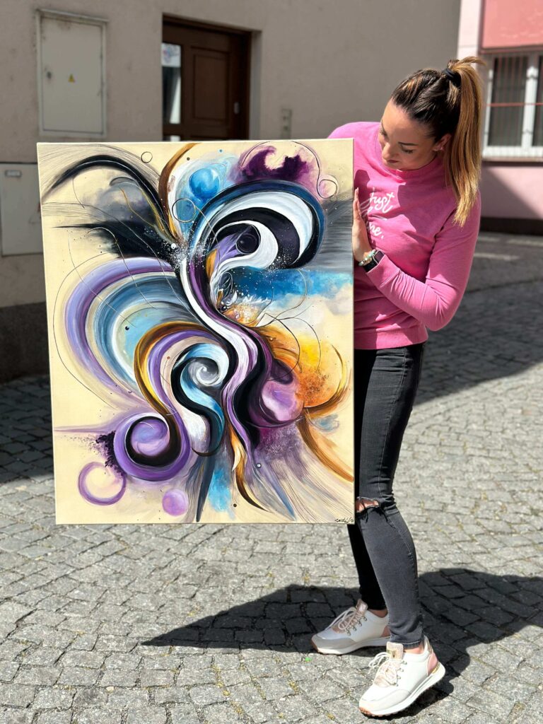 Abstraktní obraz Symfonie barev