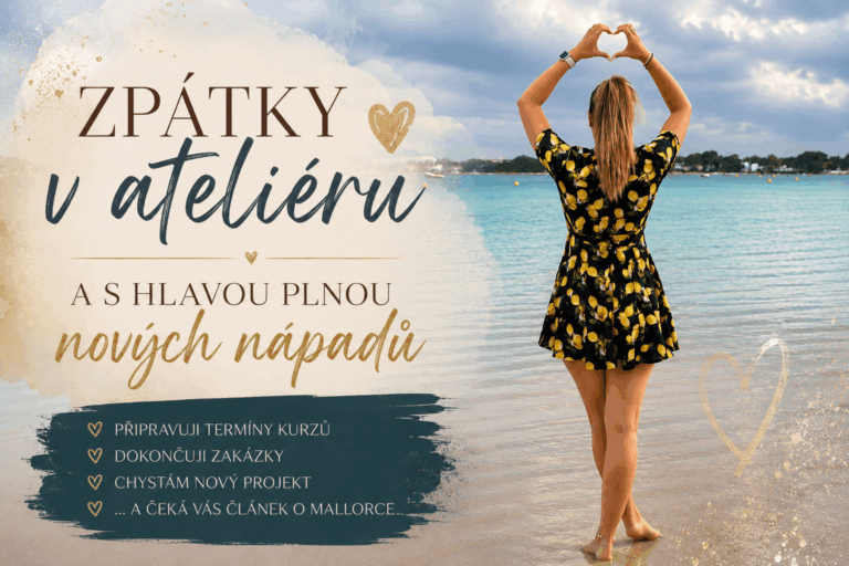 Kristýna Smetanová u moře – návrat do ateliéru, kurzy malby a nové projekty